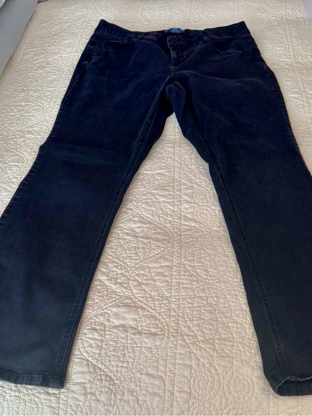 Democracy Ab Solution Black Bootcut Jeans Size 18W - Picture 2 of 10